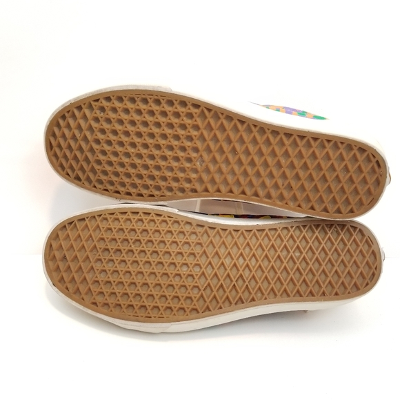 Vans Old Skool Leather Custom Painted Lace Up Sneakers, Size 11 - Picture 16 of 16